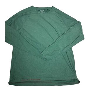Men’s long sleeve Rhone green shirt - size large